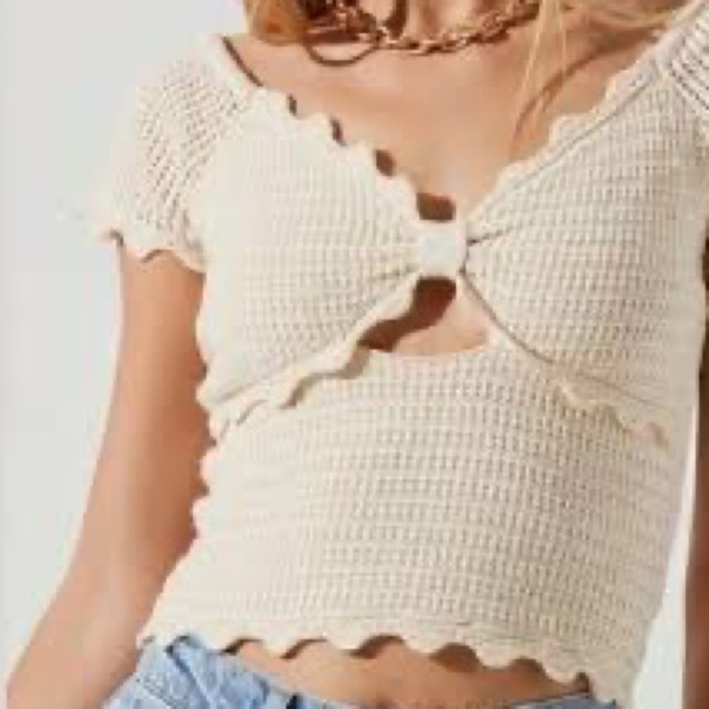 Astr the Label Becker Knit Top Size Small